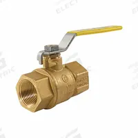 JOMAR VALVE Manual Two-Way Ball Valve: 2 1/2 in, Brass, Straight, Press x Press, Full Port Ball Port (MPN 100-709). Key specifications — Brand: JOMAR VALVE; Handle: Locking Lever.