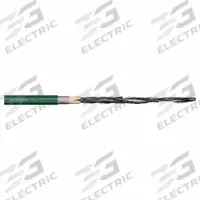 CHAINFLEX Control Cable: 17 AWG, 5 Conductors, Order by the Foot, PVC Jacket, 600 V (MPN CF6-10-05). Key specifications — Conductor Material: Copper; Conductor Configuration: Single; Minimum Bend Radius Factor - Fixed: 4 x OD; Minimum Bend Radius Factor - Flexible: 5 x OD; Includes Ground: Yes; Minimum Bend Radius Factor - E-Chain: 6.8 x OD; Resistance Properties: UV/Sunlight Resistant; Standards: MTW UL W63.