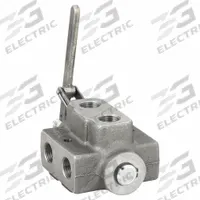 PARKER GRESEN Hydraulic Selector Valve: Four-Way / Two Positions, 35 gpm, 2,000 psi, Lever (MPN DS-75). Key specifications — Brand: PARKER GRESEN.
