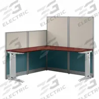 BUSH BUSINESS FURNITURE Modular Cubicle Workstation: 63 in Overall Ht, 64 in Overall Wd, Cherry (MPN WC36494-03K). Key specifications — Brand: BUSH BUSINESS FURNITURE; Office Cubicle Color: Cherry.