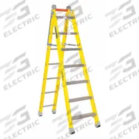 LOUISVILLE LADDER Combination Ladder: 2 Configurations, Fiberglass, 375 lb Load Capacity, 39 lb Wt (MPN FXC1207). Key specifications — Brand: LOUISVILLE LADDER; Included Features: Mar-Resistant End Caps.