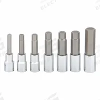 SK PROFESSIONAL TOOLS Socket Bit Set: 1 - 25 Pieces, 1/2 in Drive Size, 7 Pieces, Replaceable Insert (MPN 41227). Key specifications — attr1216280: Replaceable Insert; attr1216283: SK PROFESSIONAL TOOLS; attr1225718: 5/16 in to 3/4 in; attr1227491: 1/2 in.