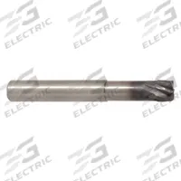 WIDIA HANITA Corner Radius End Mill: Carbide, AlTiN Coated, 6 Flute, 1/2" Mill Dia, 0.0268" LOC (MPN 7FNS13005)