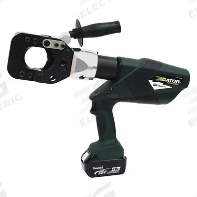 GREENLEE Cordless Wire Cutter: Makita 18V LXT, 5/8 in Guy Strand/5 mm ACSR, Pistol Grip - Greenlee Cable Cutters