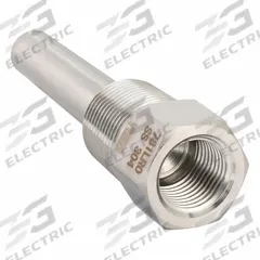 WINTERS Threaded Thermowell: Stainless Steel, For 4 in Stem Lg, 2 1/2 in Insertion Lg, 1,200°F/649°C (MPN TBR35-1-TP). Key specifications — Maximum Operating Temperature: 1,200°F/649°C; Brand: WINTERS; Maximum Operating Pressure: 7,000 psi at 70°F.