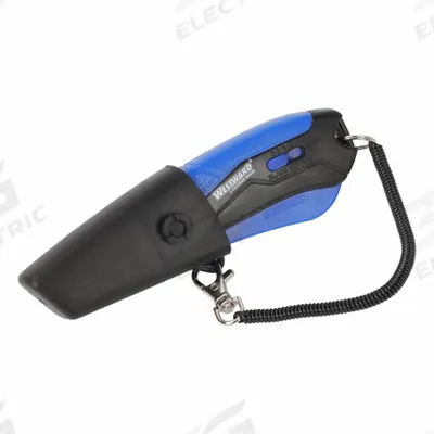 WESTWARD Safety Knife: 6 in Overall Lg, Rubberized, 2 in Overall Wd, Plastic - Automatic Retracting Utility Knives