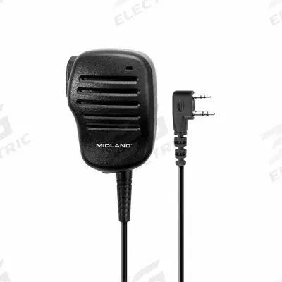 MIDLAND Speaker Microphone: Fits Midland, For MB Series, 3.5 mm Jack, 30 in Cord - Midland-Compatible Microphones & Speakers