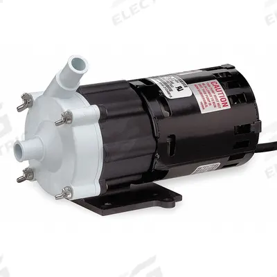 LITTLE GIANT Magnetic Drive Pump: Glass-Filled Polypropylene, 1/25 hp Horsepower, Single Phase - Magnetic-Drive Straight Centrifugal Pumps