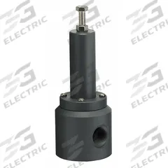 PLAST-O-MATIC Adjustable Back Pressure Relief Valve: PVC, FKM, 1 in x 1 in, FNPT x FNPT (MPN RVT100V-PV). Key specifications — Brand: PLAST-O-MATIC.