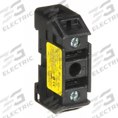 BUSSMANN Fuse Block: Finger-Safe, 1 Pole, 600 V AC, DIN Rail Mounting, Box Lug Termination (MPN TCFH30N). Key specifications — Brand: BUSSMANN.