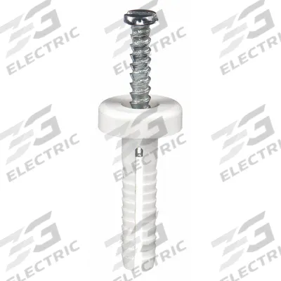 APPROVED VENDOR Anchor Rivet: 3/16 in Dia, 3/4 in Overall Lg, Round, Nylon, Plain, Plastic - Nylon Removable Nail Drive Anchors