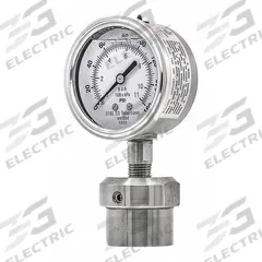 PIC GAUGES Pressure Gauge with Diaphragm Seal: 0 psi to 160 psi, 301L/0JJJ, 2 1/2 in Dial, Glycerin (MPN 301L254F/0JJJ200). Key specifications — Brand: PIC GAUGES; Gauge Case Liquid: None; Seal Fill Liquid: Glycerin; Seal Lower Housing Material: 316 Stainless Steel; Accuracy: ±2-1-2%; Gauge Wetted Parts: Stainless Steel.
