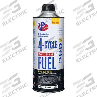 VP RACING FUELS Fuel: Contains No Oil, 1 qt Container Size, Can, 4-Cycle - 4-Cycle Fuels