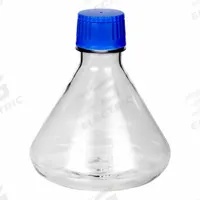 APPROVED VENDOR Polycarbonate Erlenmeyer Flask Plain Base: Shaker, Polycarbonate, 3,000 mL, Sterile (MPN FPC3000S). Key specifications — Brand: APPROVED VENDOR; Graduated: Yes; Includes Closure: Yes.