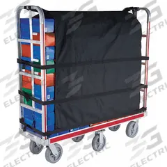MAGLINER Containment Curtain: 1,500 lb Load Capacity, 48 3/4 in Overall Lg, 102 in Overall Wd, Nylon (MPN 306020). Key specifications — attr1343427: Nylon; attr1378685: 22NP38; attr1343434: Black; attr1343460: BDHK162; attr1343441: MAGLINER; attr1343451: 306020.