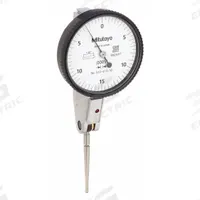 MITUTOYO Horizontal Dial Test Indicator: 0 in to 0.03 in, Horizontal, Inch, +/- 0.0005 in (MPN 513-412-10E). Key specifications — attr1184166: Long Carbide Point; attr1200917: Horizontal Dial Test Indicator; attr1184127: 513-412-10E; attr1184167: MITUTOYO; attr1184108: +/- 0.0005 in; attr1184144: Short Form Certificate of Inspection with NIST Traceability.