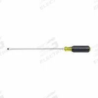 KLEIN TOOLS General Purpose Slotted Screwdriver: Steel, 1/8 in Tip Size, Long Lg, 8 in Shank Lg (MPN 608-8). Key specifications — attr1205183: 1/8 in; attr1205186: Cushion; attr1205189: KLEIN TOOLS.