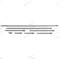 SK PROFESSIONAL TOOLS Socket Extension Set: 3/8 in Input Drive Size, 3/8 in Output Drive Size, Std (MPN 4538). Key specifications — attr1204978: Not Insulated; attr1204980: Locking Not Included; attr1204984: SK PROFESSIONAL TOOLS; attr1204970: Chrome.