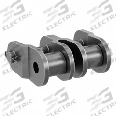 TSUBAKI Offset Link: For Std Roller Chains, 100, Double Strand, 1 1/4 in Pitch, 3/4 in Roller Dia (MPN 100-2 OFFSET LINK). Key specifications — Link Type: Offset; Brand: TSUBAKI.