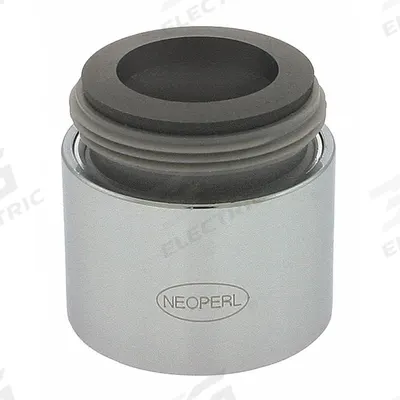 NEOPERL Outlet: 0.35 gpm Flow Rate, Spray Flow Outlet, Brass, Chrome Finish - Faucet Aerators & Outlets