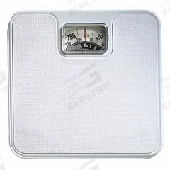 TAYLOR Bathroom Scale: Mechanical, kg/lb, 10 1/2 in Weighing Surface Wd (MPN 20044014EXP). Key specifications — Brand: TAYLOR; Weighing Units: lb; IP Rating: Not IP Rated; Indicator Attachment: Integrated; Includes: White Mat; Readability: 1 kg/2 lb.
