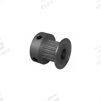 Dayton Timing Pulley: Modified Curvilinear, Fixed, For GT Timing Belt Section - GT Section Fixed-Bore Timing Pulleys with Hub