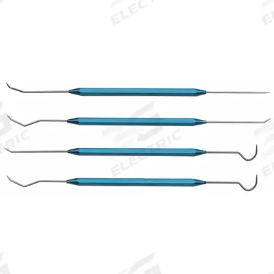 MOODY TOOL Double End Hook/Pick Set: Stainless Steel (MPN 55-1945) - Precision Pick Sets
