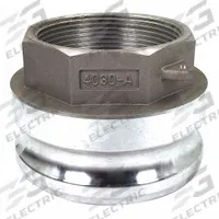 Cam and Groove Adapter: 4 in Coupling Size, 4 in Hose Fitting Size, 3 in-8 Thread Size, FNPT (MPN PLE08). Key specifications — Thread Size: 3 in-8; Fitting Type: FNPT; Brand: APPROVED VENDOR.