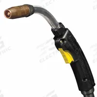 BERNARD MIG Gun: BTB-B Series, 400 A, 0.052 in, 15 ft, Miller-Compatible (MPN Q4015AE8HMC). Key specifications — For Rear Connection Type: Miller-Compatible; Contact Tip Series: Centerfire; MIG Gun Model: Q4015AE8HMC; For Gas Type: CO2 (Carbon Dioxide).