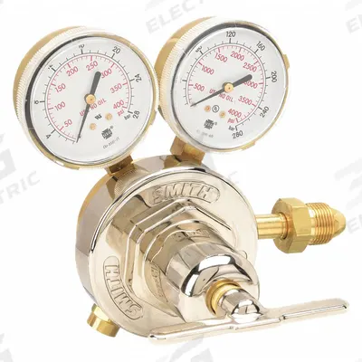 SMITH EQUIPMENT Gas Regulator: Single Stage, CGA 580 Inlet, 5/8"-18 F RH Outlet - Air & Inert Gas Regulators