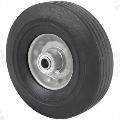APPROVED VENDOR Solid Wheel: 6 in Wheel Dia., 1 13/16 in Wheel Wd, Rubber, 200 lb Load Capacity - Flat-Free Solid Rubber Wheels