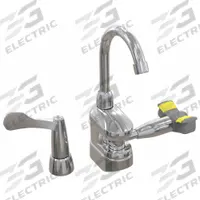 BRADLEY Plumbed Eyewash: Std, Counter Mnt, Single Lever Faucet, Eyes Coverage, No Bowl, Swing Right (MPN S19-500T). Key specifications — Activation: Swing Right; Faucet Style: Single Lever; Brand: BRADLEY.