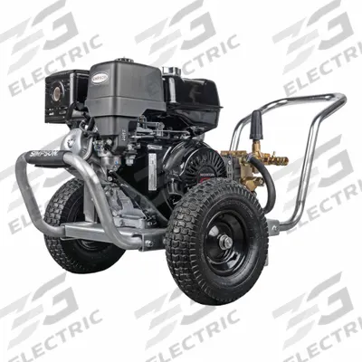 SIMPSON Gas-Powered Pressure Washer: Heavy Duty, Cart, 4,200 psi, 4 gpm - Cold Water Pressure Washers