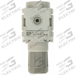 SMC Regulator: Die-Cast Zinc, 1/4 in NPT, 2.900755 psi to 29.0075 psi, 1 MPa Max Op Pressure, Knob (MPN AR20-N02-1Z-D). Key specifications — attr111664: No; attr111400: AR-D; attr111627: SMC.