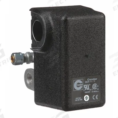 CONDOR USA, INC Pressure Switch: Std, 20 psi – 105 psi, (4) 1/4" FNPT - General Purpose Pressure Switches for Air & Water