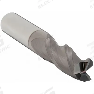 APPROVED VENDOR Square End Mill: Carbide, TiCN Coated, 3 Flute, 3/32" Mill Dia, 3/8" LOC - General Purpose Carbide Square End Mills