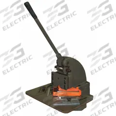 DAYTON Manual Metal Stock Notcher: 90°, 6 in Notch Dp, 6 in Notch Lg, 1.5 mm Capacity (Steel) (MPN 13W870)