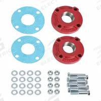 GRUNDFOS Cast Iron Packaged Flange Set: 2 in, 91584910, Compatible with Grainger Part No. 856AK5. Key specifications — Includes: (8) Bolts; Manufacturer Part Number: 91584910; ANSI Flange Class: Class 150; Body Material: Cast Iron; Gasket Material: Aramid Fiber/NBR.