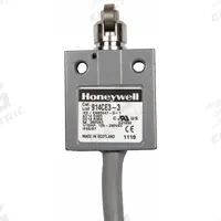 HONEYWELL Non Plug-In Limit Switch: Cross Roller Plunger, Metallic, 914CE (MPN 914CE3-6). Key specifications — attr1019632: HONEYWELL; attr1019639: 6 ft Cable; attr1023447: 914CE.