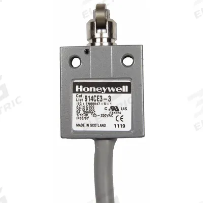 Honeywell Non Plug-In Limit Switch: Cross Roller Plunger, Metallic - Top-Mount Roller-Plunger Limit Switches