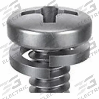 SEMS Screw: Split Lock, #4-40 Thread Size, 7/16 in Lg, Stainless Steel, Passivated - Machine Screws with Split Lock Washers
