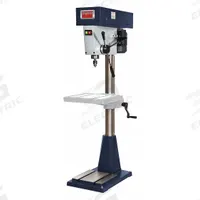DAYTON Floor Drill Press: Belt Drive, Fixed Speed, 140 RPM – 2,600 RPM, 115/230V AC /Single-Phase (MPN 49G986). Key specifications — attr22849: 140 to 2,600 RPM; attr22858: 120/240V AC; attr73523: Reaming; attr22856: Belt; attr73570: Single-Phase; attr22850: 10 in; attr22846: 1 hp; attr22840: 16/8 A.