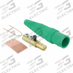 Single Pole Inline: Male, Green, 600V AC/600V DC, 190 A, Double Set Screw Termination, 16 Series (MPN 16D44-UG). Key specifications — Gender: Male; Series: 16; Brand: LEVITON.