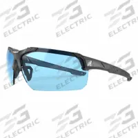 EDGE EYEWEAR Safety Glasses: Light Blue Lens, Half-Frame, Anti-Fog/Vapor Shield, Lightweight, Solid (MPN TC123VS). Key specifications — Brand: EDGE EYEWEAR; Frame Color: Black; Lens Color: Light Blue; Lens Type: Solid; Lens Properties: Advanced Anti-Fog.