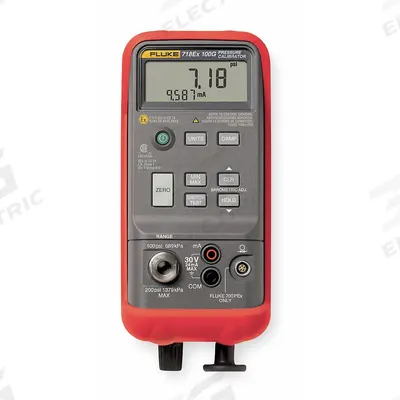 FLUKE Handheld Pressure Calibrator: Fluke-718Ex-30, Included, -12 psi – 30 psi - Standard Handheld Pressure Calibrators