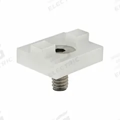 Tube Handle: 1 in x 13/16 in x 7/8 in, 10 Series, Natural, UHMW (MPN 2067). Key specifications — Color: Natural; Brand: 80/20; Material: UHMW; Product Type: Sliding Door Glide; Includes Fasteners: Yes; System of Measurement: Inch; Locking Type: Non-Locking.
