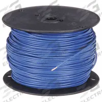 SOUTHWIRE Hookup Wire: 16 AWG Conductor Size, Blue, 500 ft Overall Lg, 600 V Volt (MPN 411020506). Key specifications — Brand: SOUTHWIRE; Product Type: Machine Tool Wire; Standards: UL 1015; Manufacturer Part Number: 411020506.
