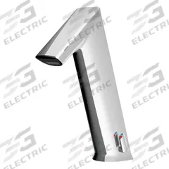 SLOAN Bathroom Sensor Faucet: BASYS, Cast Zinc, Chrome Finish, Single-Post, Battery, Aerated (MPN EFX150.502.0000). Key specifications — Brand: SLOAN; Includes: (4) AA Alkaline Battery; Series: BASYS.