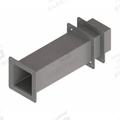 Wireway Telescope Fitting: 4 in Wd, 4 in Ht, 4 in, Screw-On Cover, Steel (MPN F44WA). Key specifications — Brand: HOFFMAN; With Knockouts: No.