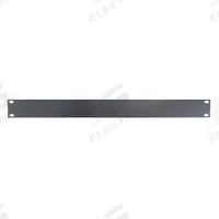 VIDEO MOUNT PRODUCTS Blank Panel: 1 Rack Units, 19 in Overall Wd, 1 3/4 in Overall Ht, Black, Steel (MPN ER1B). Key specifications — Brand: VIDEO MOUNT PRODUCTS; Product Type: Blank Panel; Color: Black; Material: Steel.